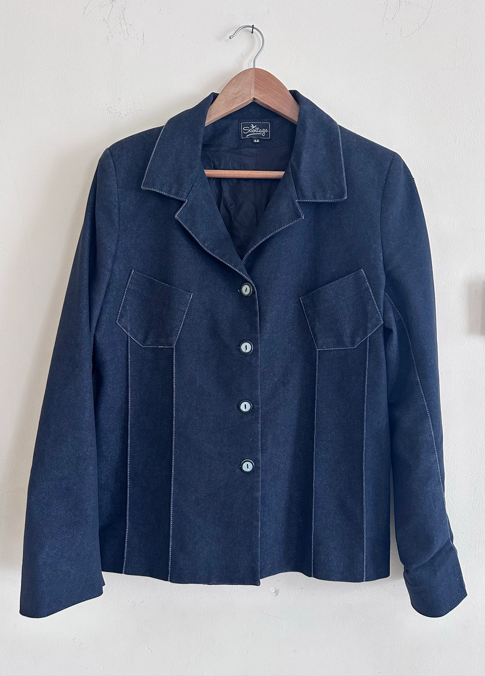 Blazer estruturado elegante Scottage – Tamanho 42 – Condição impecável – photo 3